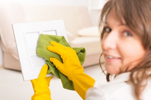 Gentle cleaning of upholstery stains in Custom House